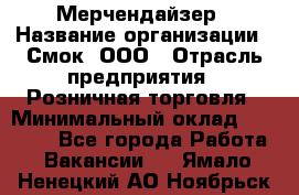 Мерчендайзер › Название организации ­ Смок, ООО › Отрасль предприятия ­ Розничная торговля › Минимальный оклад ­ 20 000 - Все города Работа » Вакансии   . Ямало-Ненецкий АО,Ноябрьск г.